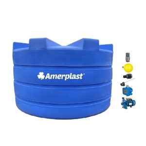 Estanque Vertical 3400 L + Kit Bomba 1 HP