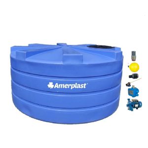 Estanque Vertical 5500 L + Kit Bomba 1 HP